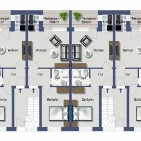 Haus Meeresbrise Wohn- Nr- 3 Mit Balkon By Interhome Büsum